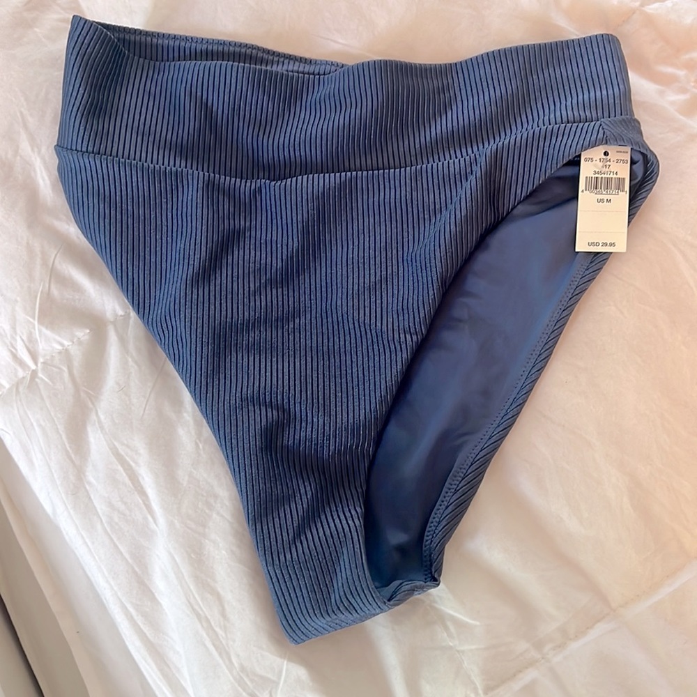 Aerie ribbed bikini bottom.  Medium